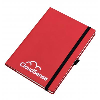 Image of Eco-friendly Veleta Vegan Leather A5 Notebook.