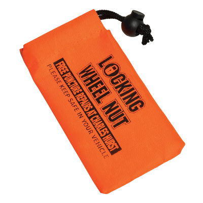 Image of Small Locking Wheel Nut Bag (120x60mm: 210D Polyester)