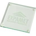 Image of 10cm Jade Glass Square Coaster