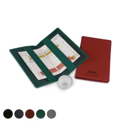 Image of Leather Golf Score Card Holder