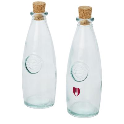 Image of Sabor 2-piece recycled glass oil and vinegar set